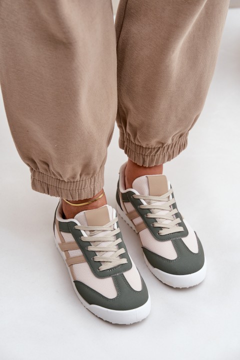 Low Sneakers Women's Beige-Green Eezore