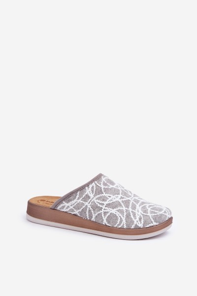 Blizgios moteriškos šlepetės Inblu CT000028 Pilkos spalvos