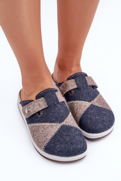 Women's Preventive Slippers Inblu CT000032 Gray-Navy