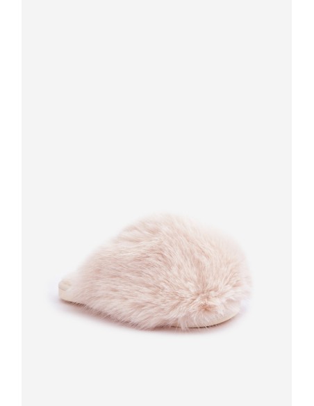 Women's Fuzzy Slippers Light Beige Wladisa