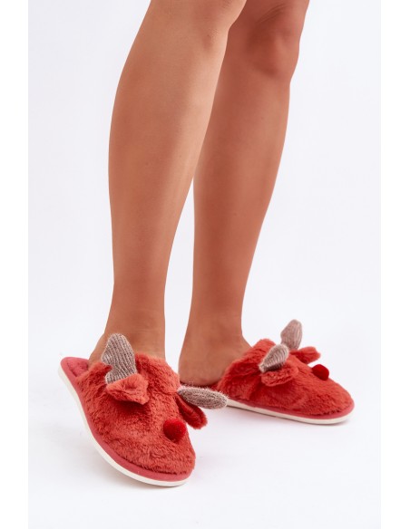 Moteriškos vilnos šlepetės su elnio motyvais Coral Sennalith