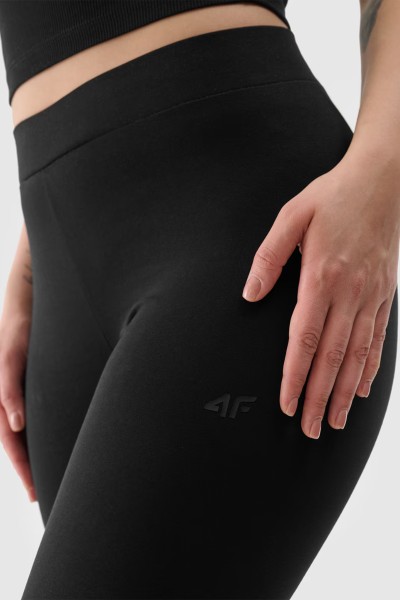 Womens Knitted Leggings Black 4FWMM00TTIGF195-20S 2