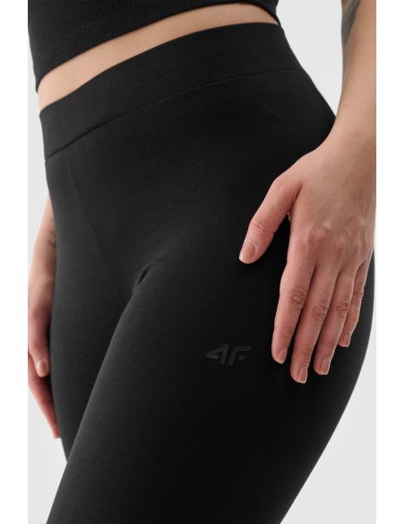 Womens Knitted Leggings Black 4FWMM00TTIGF195-20S