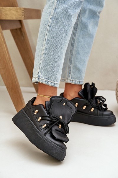 Women's Sneakers On Platform Black Dolistana