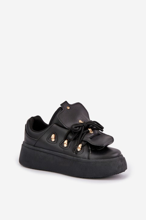 Women's Sneakers On Platform Black Dolistana