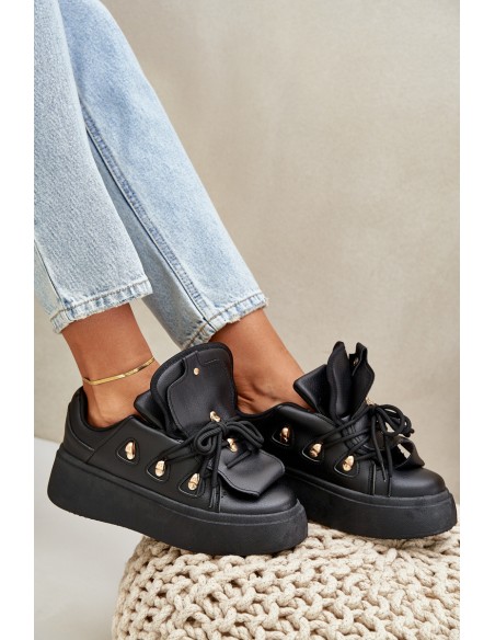 Women's Sneakers On Platform Black Dolistana