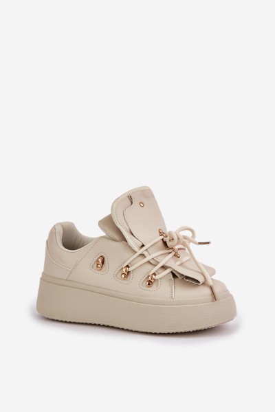 Women's Sneakers On Platform Beige Dolistana 2