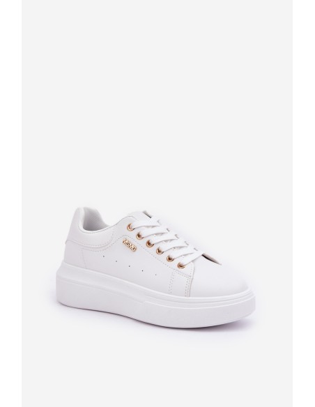 Women's Platform Sneakers Eco Leather White Lelandine