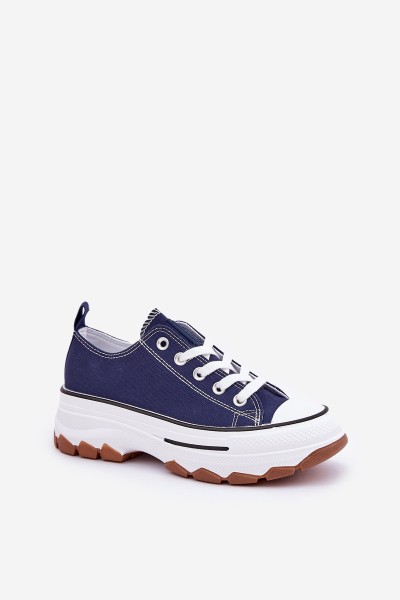 Low Women's Sneakers On Platform Navy Aradwin 2