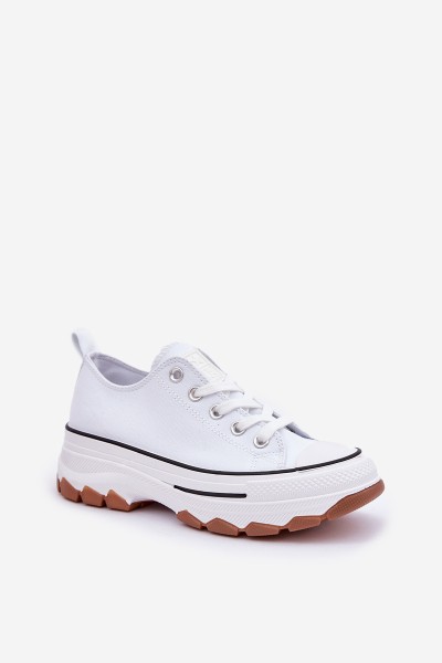Low Women's Sneakers On Platform White Aradwin 2