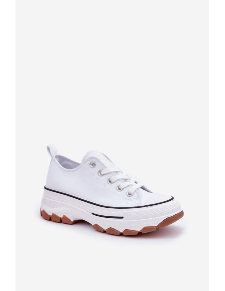Low Women's Sneakers On Platform White Aradwin