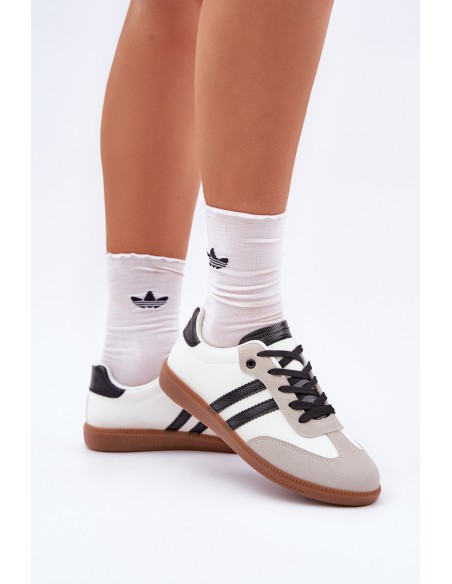 Low Sneakers Women's Black-White Loredis