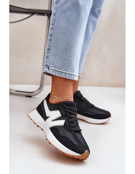 Women's Sports Shoes Sneakers Black Britma