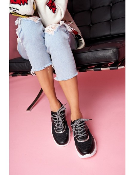 Sports Women's Snake Shoes Black Giselle