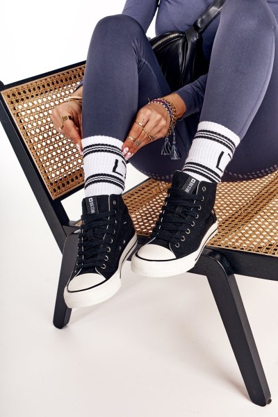 Women's High Sneakers Big Star DD274330 Black 2