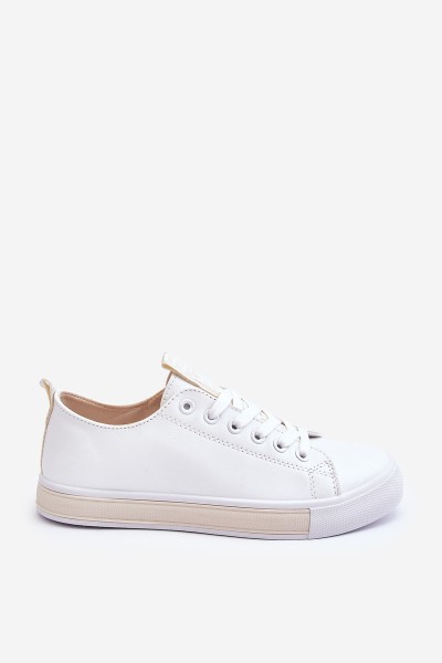 Women's Sneakers Classic White-Beige Ville 2