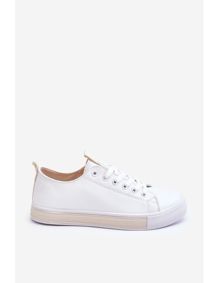 Women's Sneakers Classic White-Beige Ville