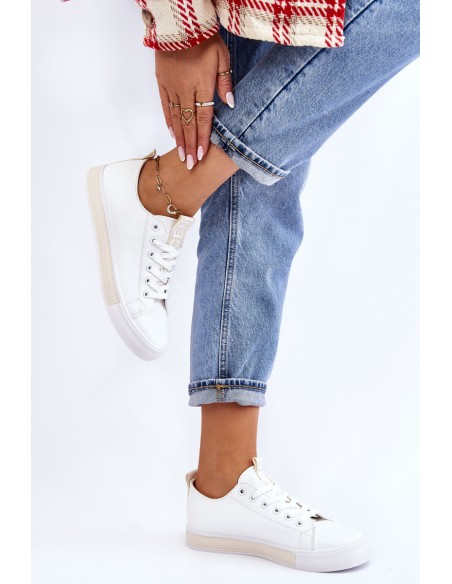 Women's Sneakers Classic White-Beige Ville