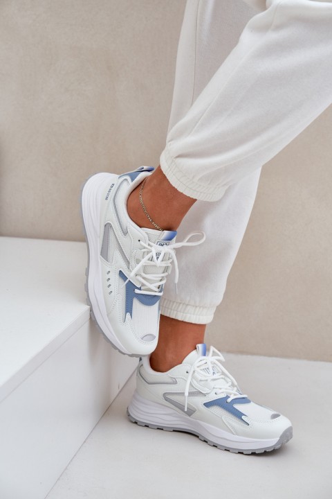 Ladies Sports Shoes Big Star NN274A094 HI-POLY SYSTEM White-Blue