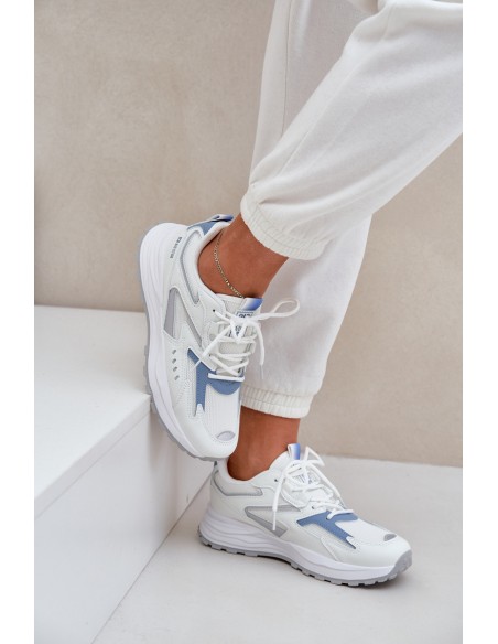 Ladies Sports Shoes Big Star NN274A094 HI-POLY SYSTEM White-Blue