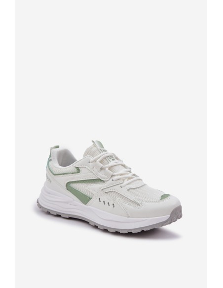 Moteriški sportiniai bateliai Big Star NN274A095 HI-POLY SYSTEM balta-žalia