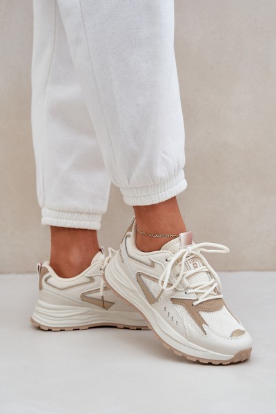 Moteriški sportiniai batai Big Star NN274A096 HI-POLY SYSTEM smėlio spalvos