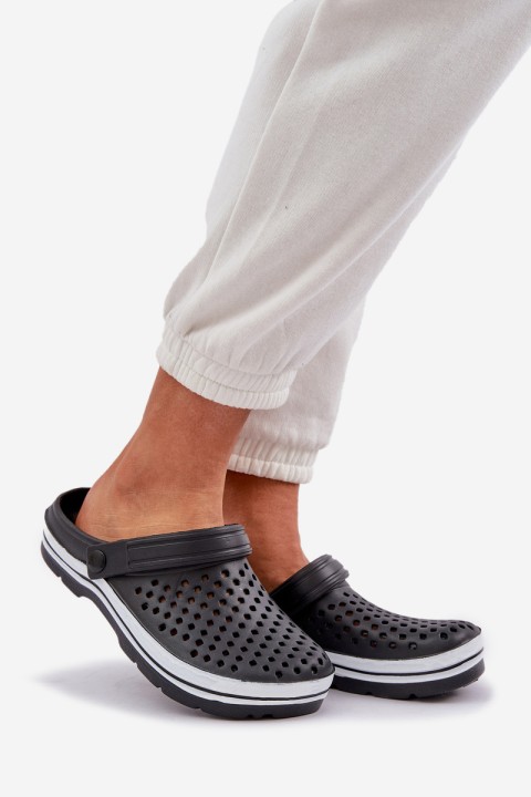 Lightweight Foam Ladies Slippers Black Ardanica