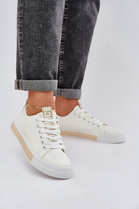 Women Classic Gold Sneakers Ville