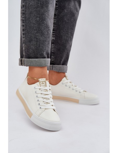 Women Classic Gold Sneakers Ville