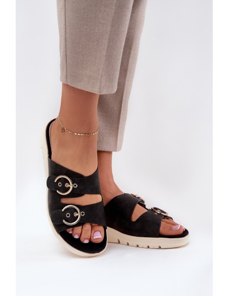 Women's Platform and Wedge Sandals Black Vimarils