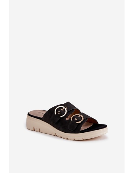 Women's Platform and Wedge Sandals Black Vimarils