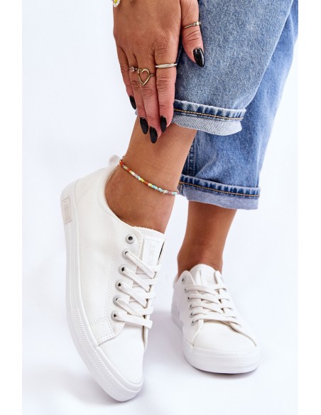 Women's Smooth Low Sneakers Big Star LL274058 White