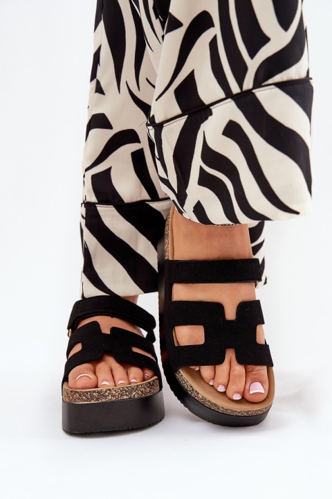 Sandals On Massive Platform Black Daldiva