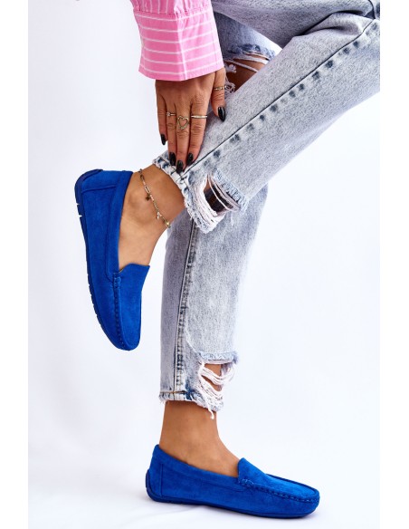 Women s Loafers Suede Blue Morreno