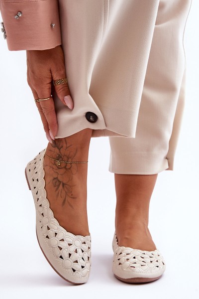 Women's Glittery Lace-Ups Beige Visionary