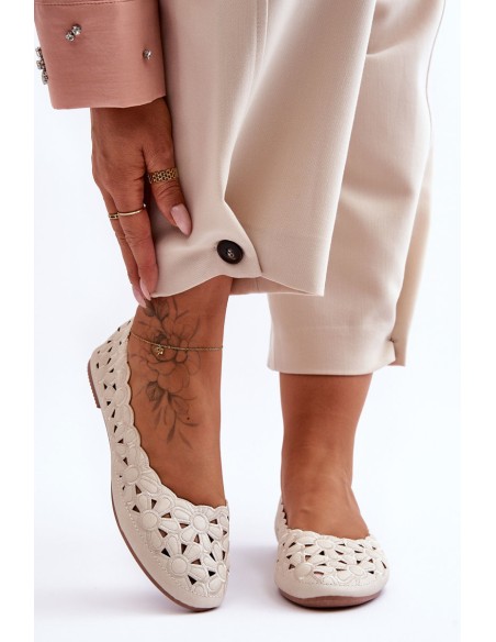 Women's Glittery Lace-Ups Beige Visionary