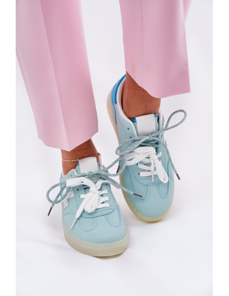 Low Women's Sports Shoes In Leopard Print Mint Zelevelis