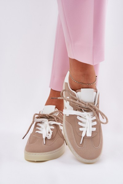 Low Women's Sports Shoes Beige Zelevelis