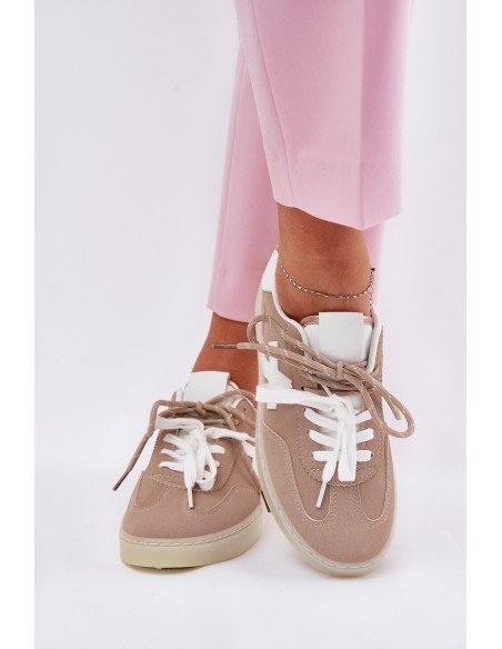 Low Women's Sports Shoes Beige Zelevelis