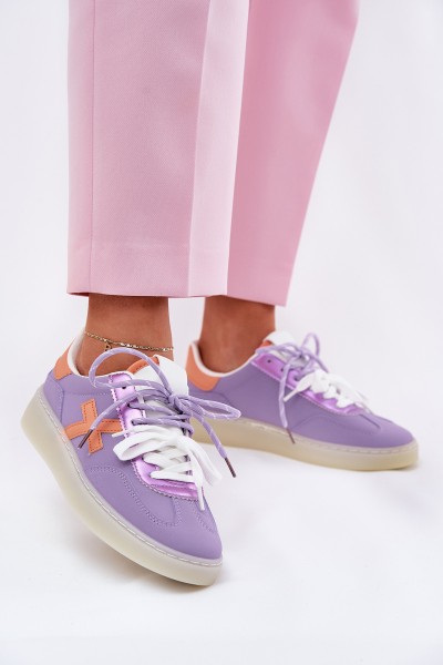 Low Women's Sports Shoes Purple Zelevelis