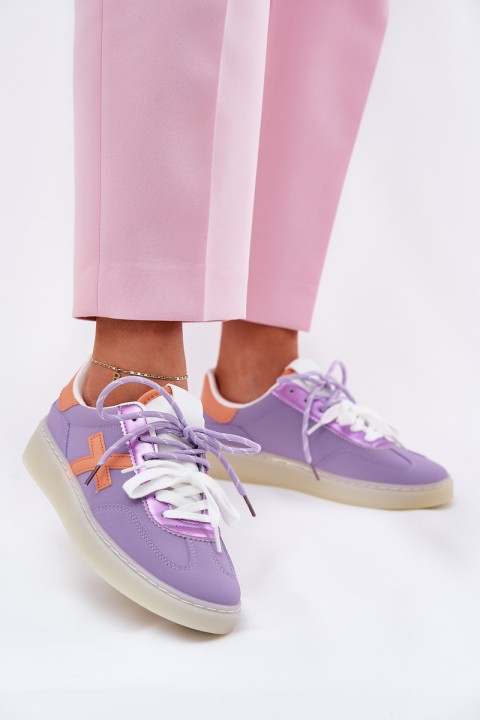 Low Women's Sports Shoes Purple Zelevelis