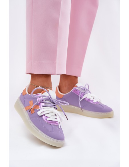Low Women's Sports Shoes Purple Zelevelis