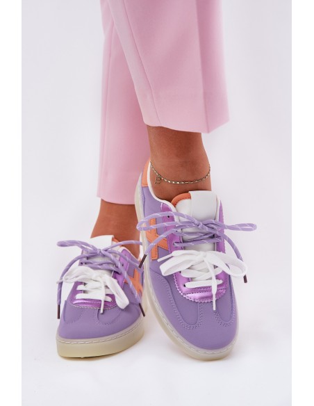 Low Women's Sports Shoes Purple Zelevelis