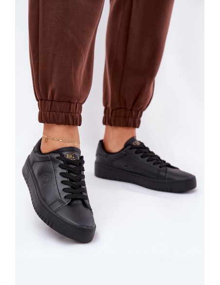 Low Women's Sneakers Made Of Eco Leather Big Star NN274576 Black