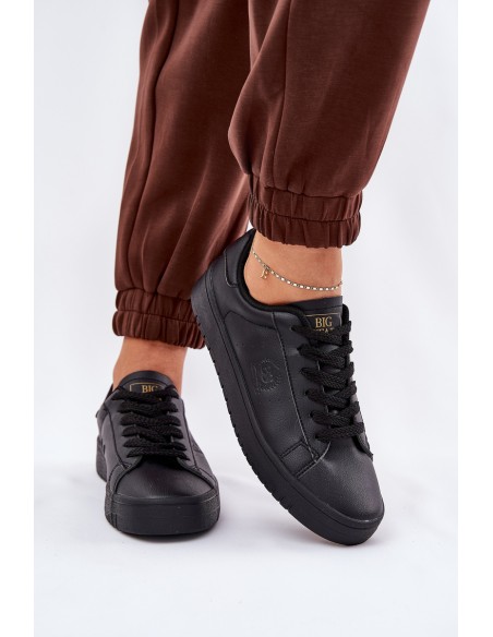 Low Women's Sneakers Made Of Eco Leather Big Star NN274576 Black