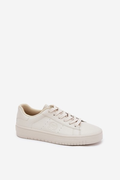 Low Women's Sneakers Made Of Eco Leather Big Star NN274578 Beige 2