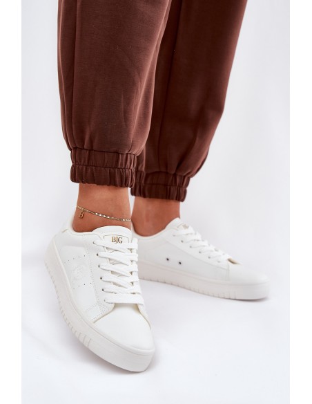 Low Women's Sneakers Made Of Eco Leather Big Star NN274577 White