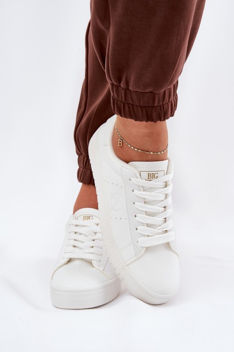 Low Women's Sneakers Made Of Eco Leather Big Star NN274577 White