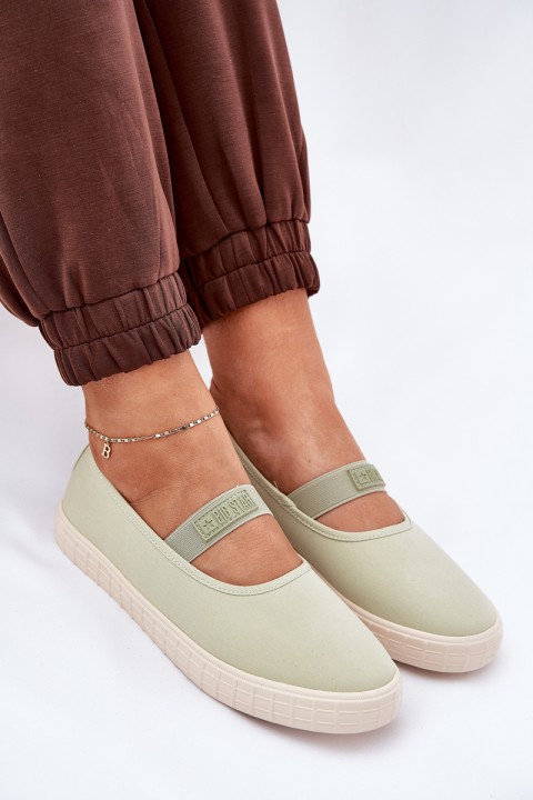 Women's Sneakers Big Star NN274604 Light Green