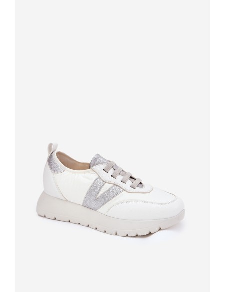 Womens Sports Shoes On Platform Vinceza 58510 White